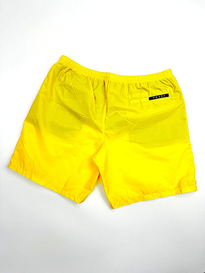 PRADA SWIM SHORTS YELLOW