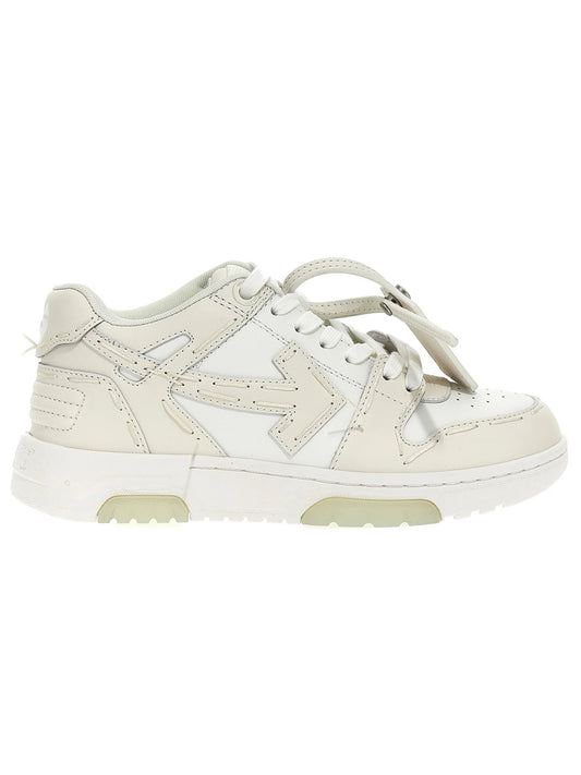 OFF WHITE OUT OF OFFICE SNEAKERS WHITE CREAM