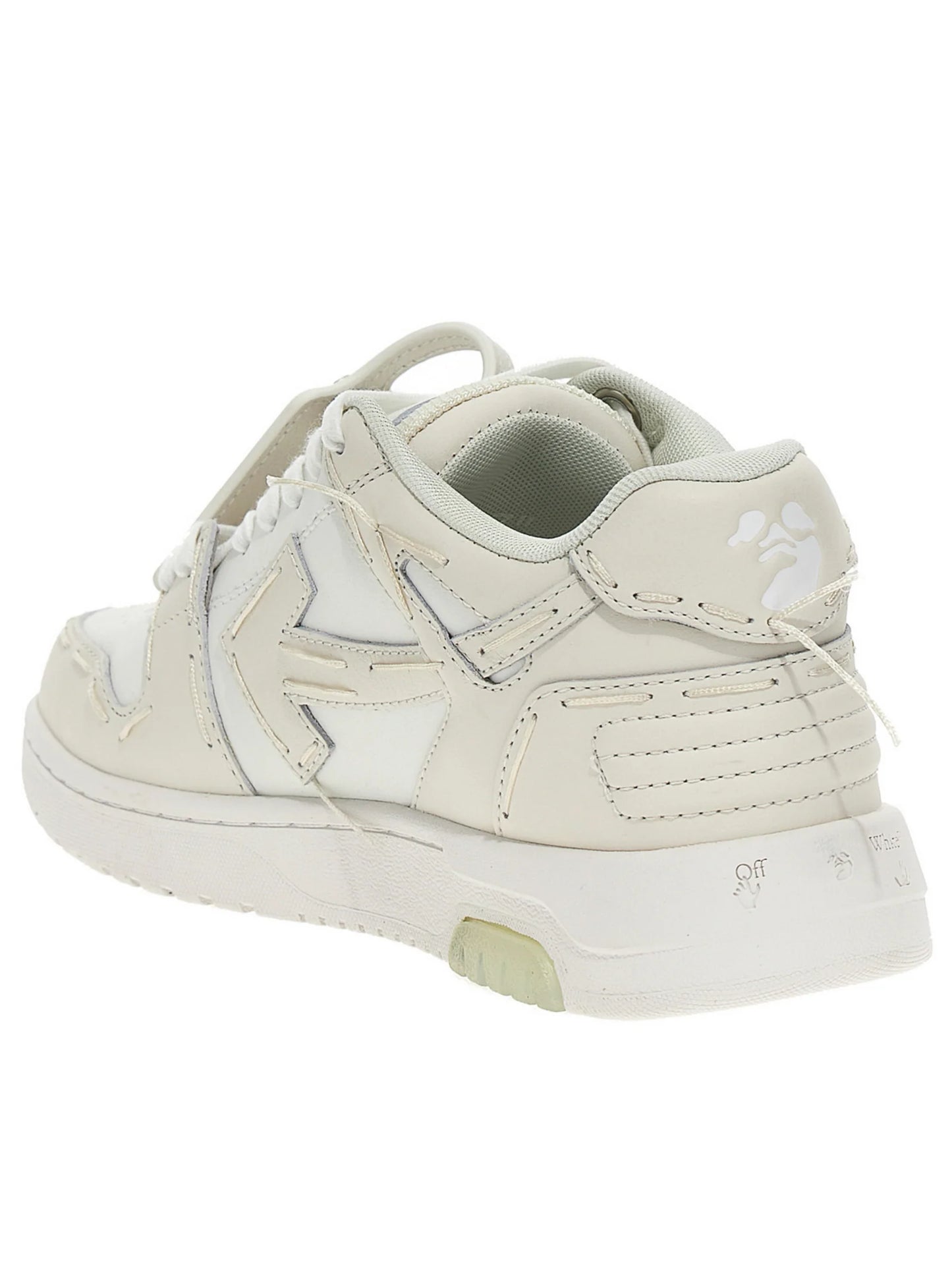 OFF WHITE OUT OF OFFICE SNEAKERS WHITE CREAM