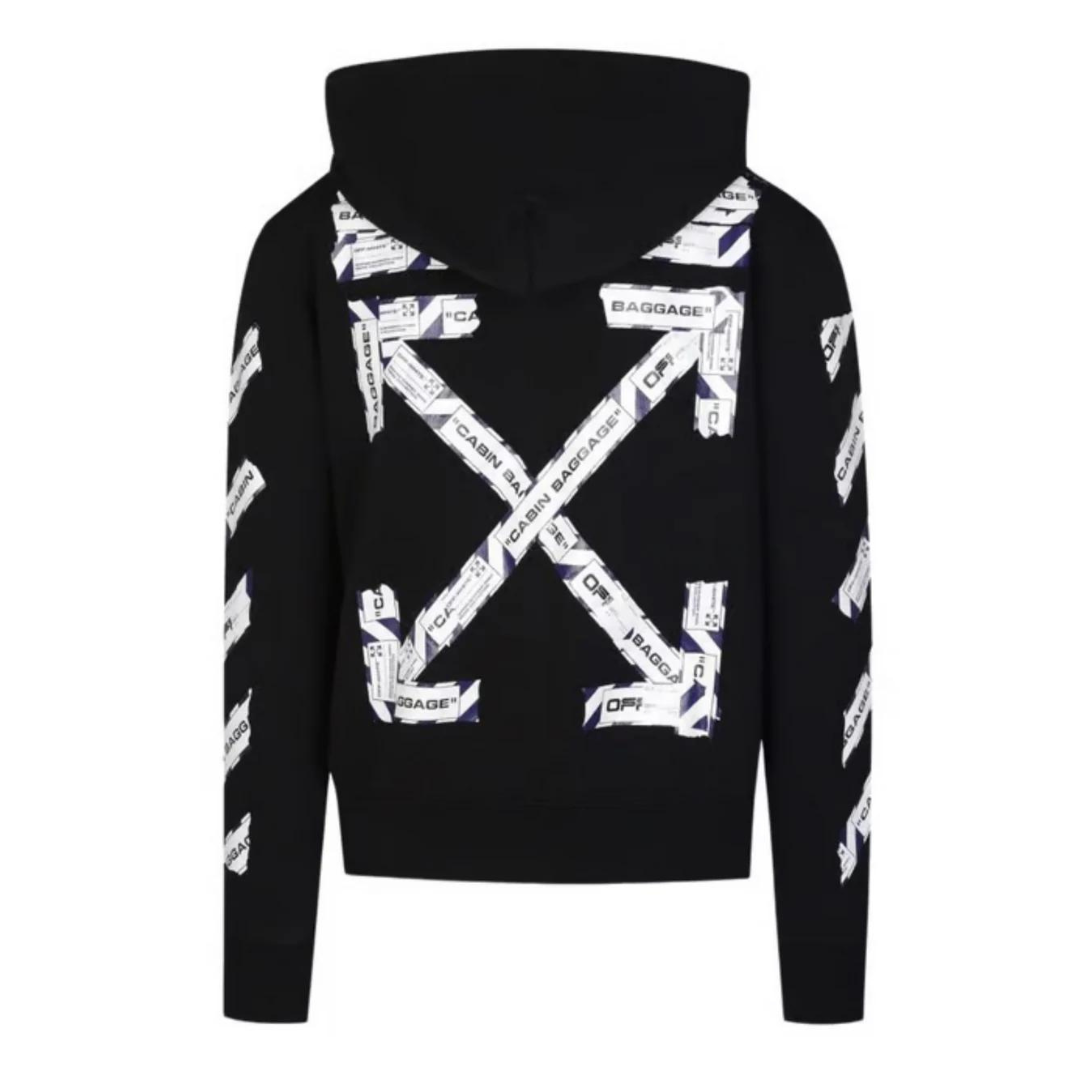 OFF-WHITE Airport Tape Arrows Diag Over Hoodie
