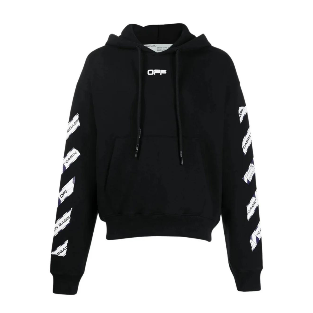 OFF-WHITE Airport Tape Arrows Diag Over Hoodie