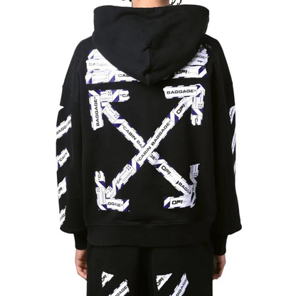 OFF-WHITE Airport Tape Arrows Diag Over Hoodie