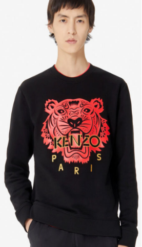 Kenzo Black & Red Sweatshirt