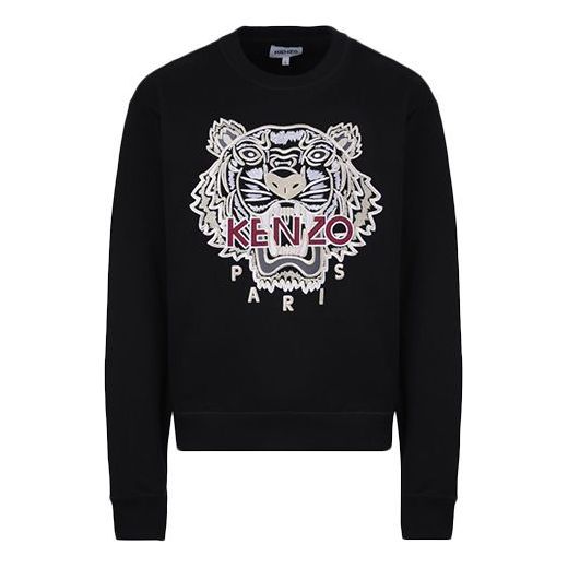 KENZO Pearl Tiger Head Embroidered Sweatshirt