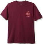 Anti Social Club - Lost Feelies Tee (Burgundy)