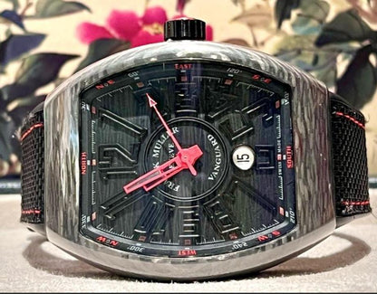 Franck Muller V45 Forged Carbon Red Dial Vanguard