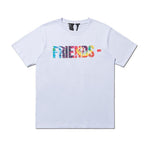 Vlone 21SS Vlone Tie Dye Rainbow Friends Tee - WHITE