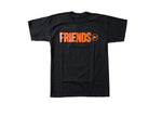 Vlone Friends Orange V Fragment Tee Black