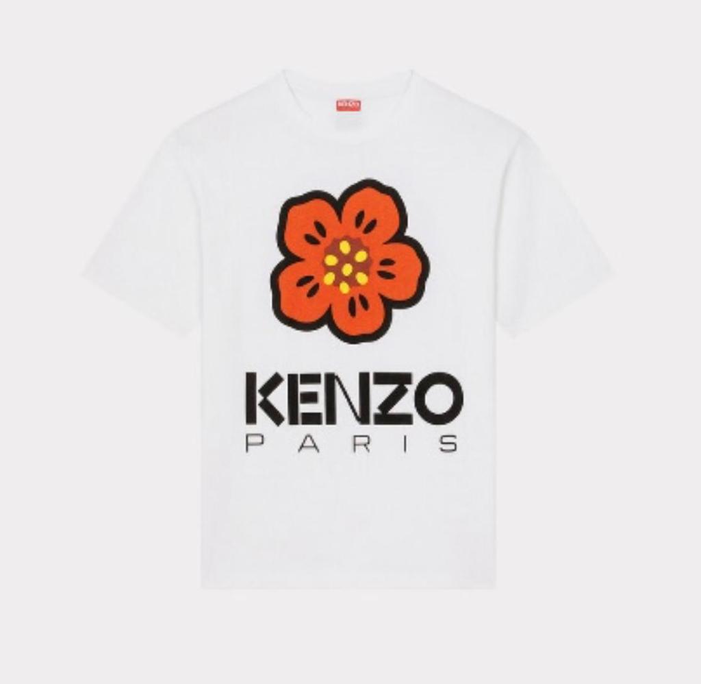 Kenzo Paris Flower Tee - White