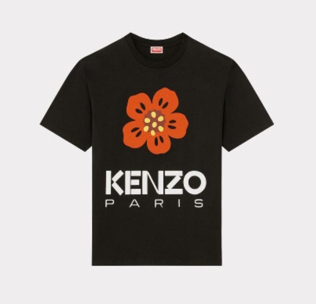 Kenzo Paris Flower Tee - Black