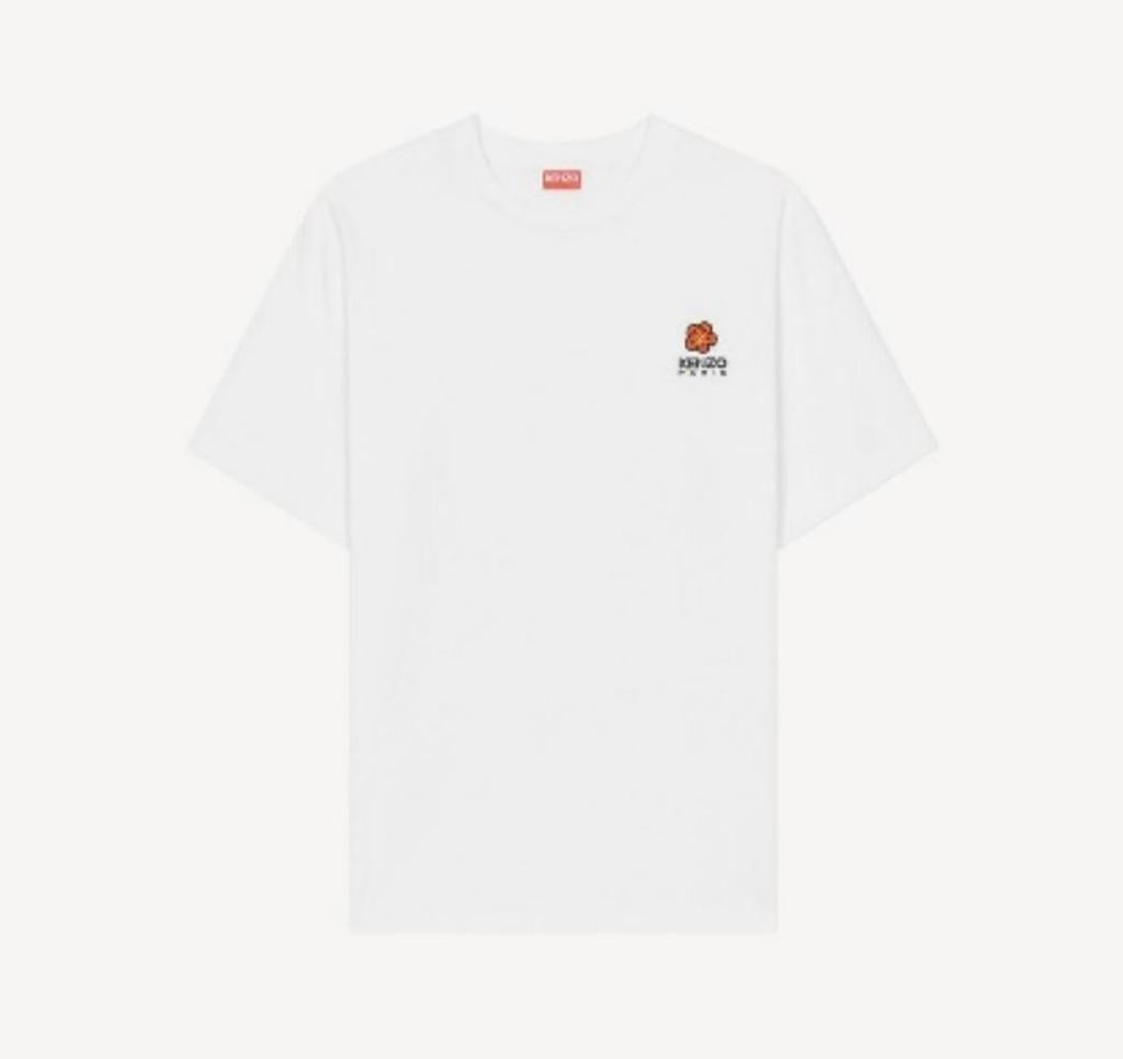 Kenzo Small Paris Flower Tee - White