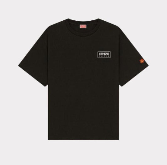 Kenzo Paris Small Square Logo Tee - Black