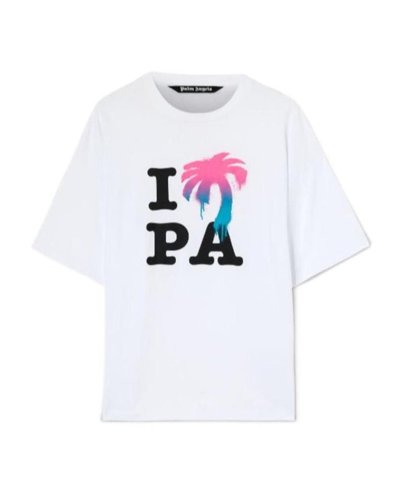 Palm Angels I Love PA White T-Shirt