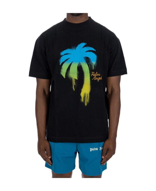 Palm Angels Sprayed Tree Black