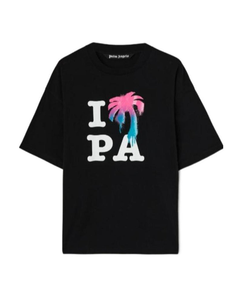 Palm Angels I Love PA Black T-Shirt