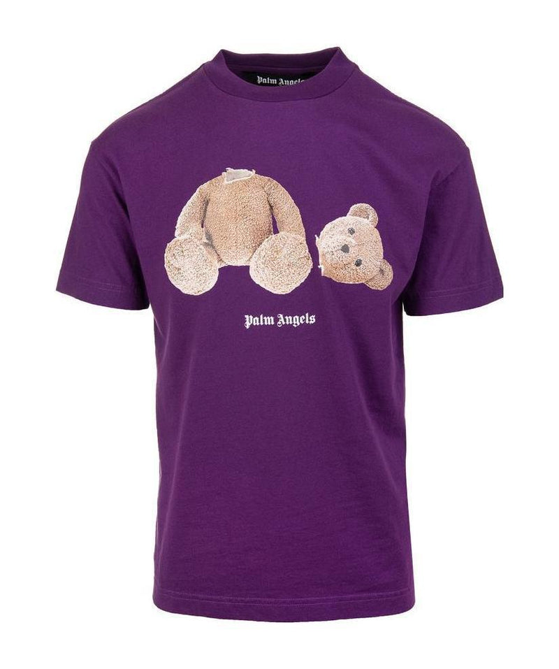 Palm Angels Kill The Bear Purple T-shirt