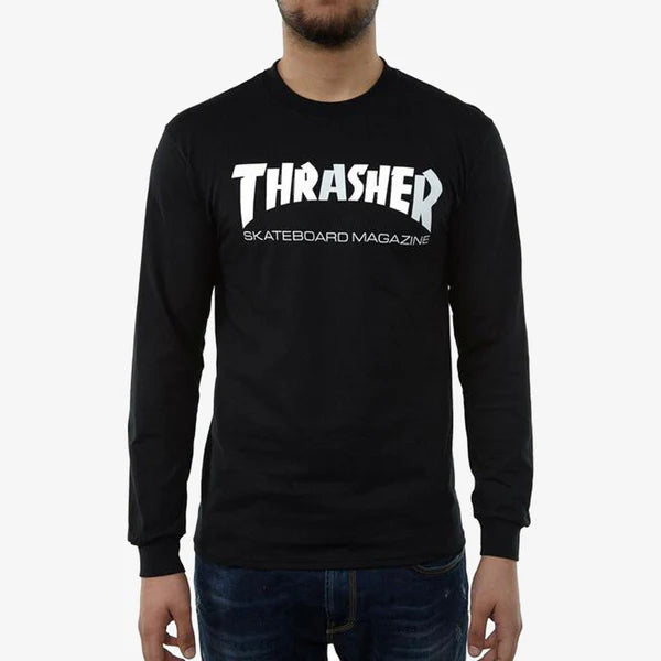 Thrasher Skate Mag Long Sleeve Tee Black