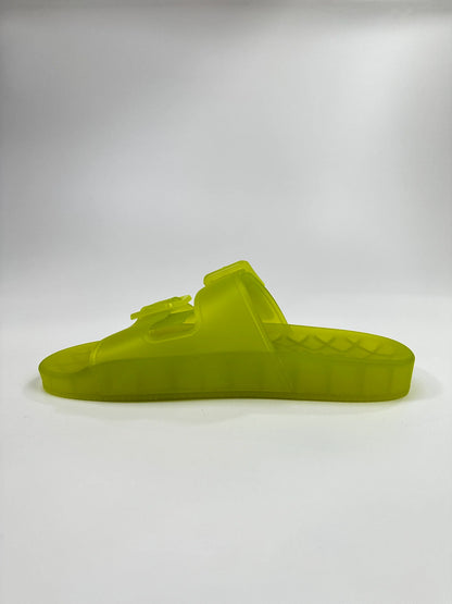 BALENCIAGA MALLORCA SANDALS FLUO YELLOW