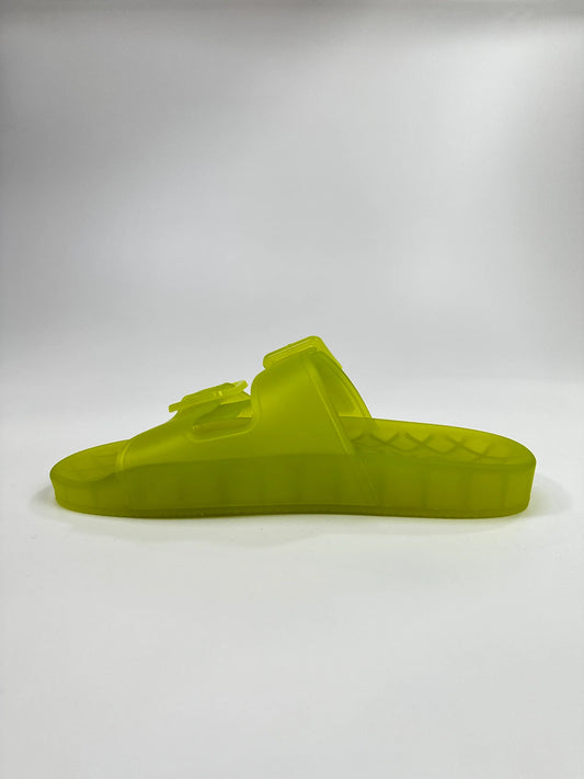 BALENCIAGA MALLORCA SANDALS FLUO YELLOW