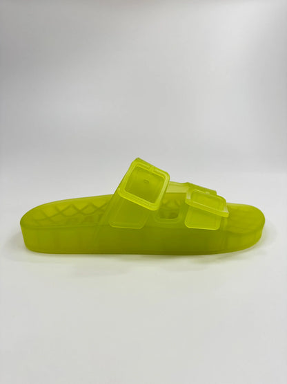 BALENCIAGA MALLORCA SANDALS FLUO YELLOW