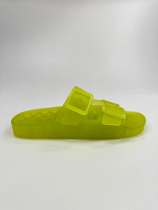 BALENCIAGA MALLORCA SANDALS FLUO YELLOW