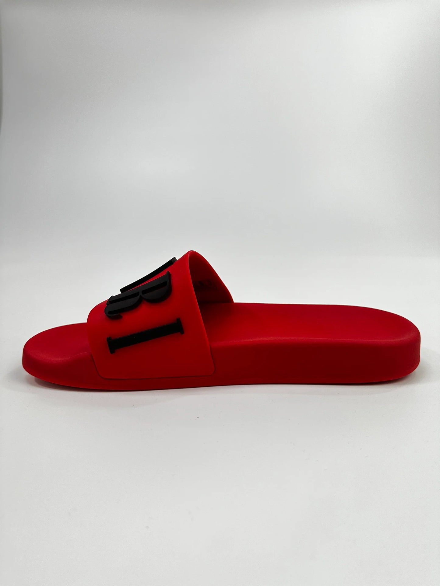AMIRI LOGO SLIDES RED/BLACK