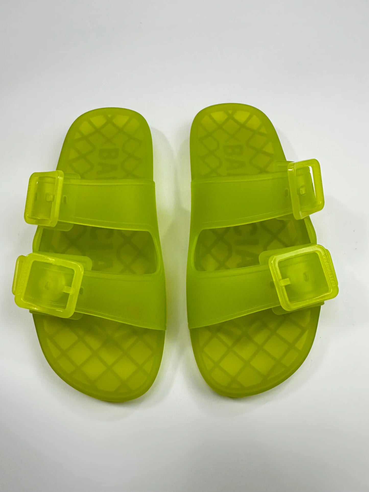 BALENCIAGA MALLORCA SANDALS FLUO YELLOW