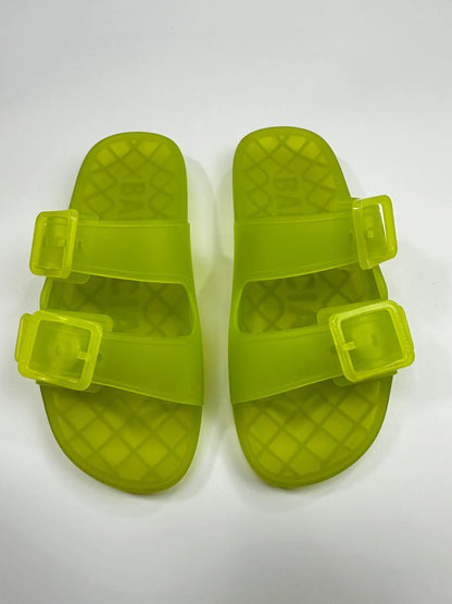 BALENCIAGA MALLORCA SANDALS FLUO YELLOW