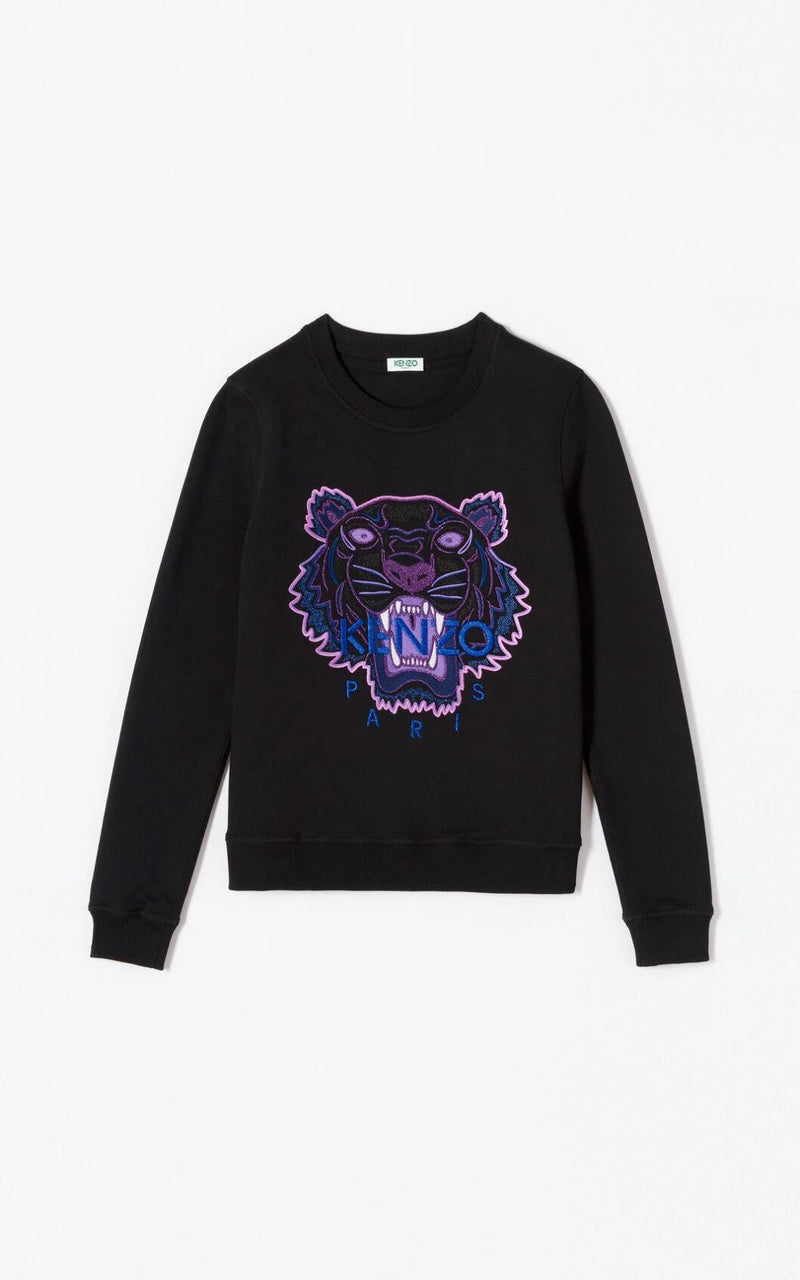 KENZO Velvet Tiger Logo Sweatshirt