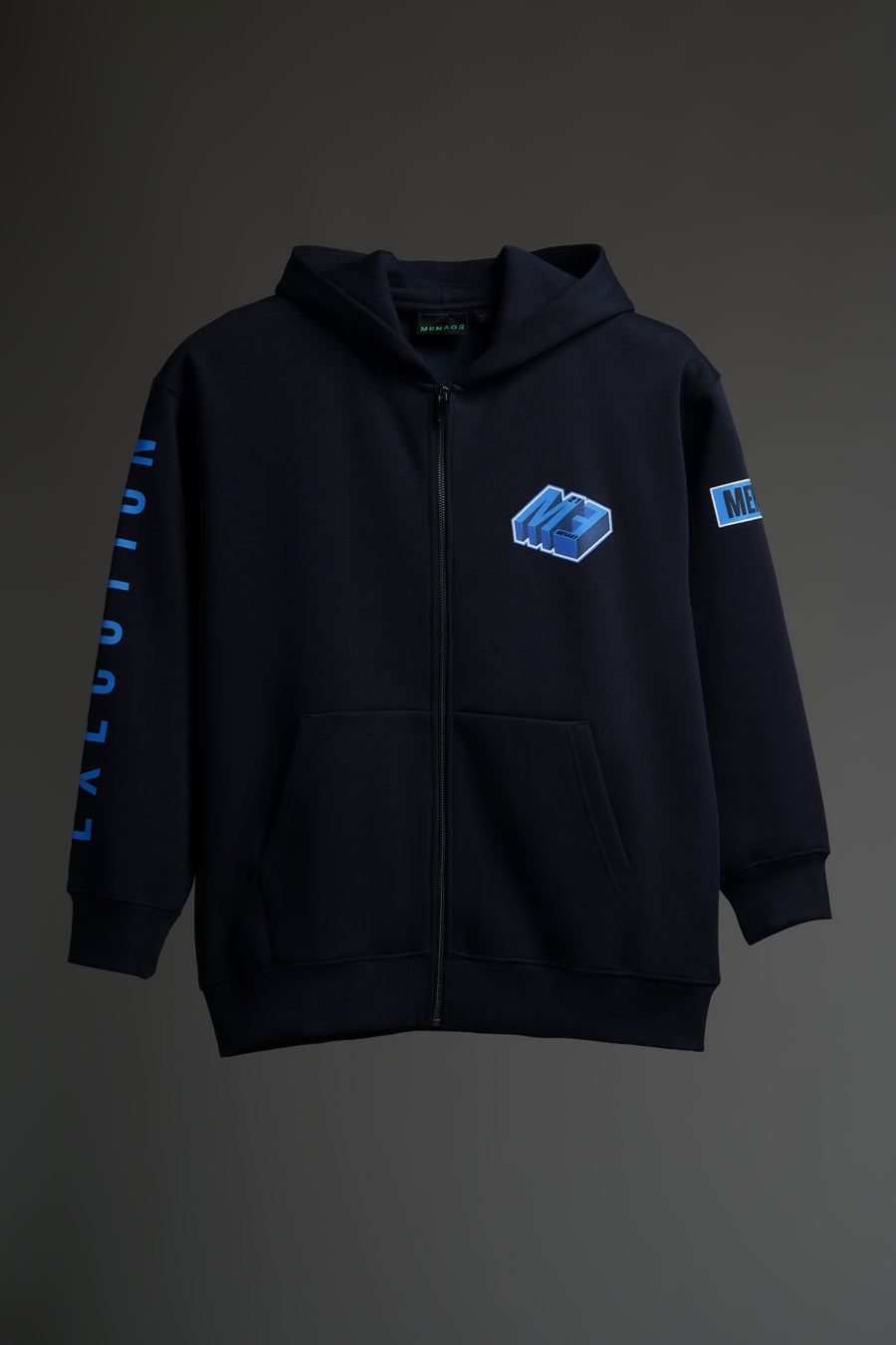 Signature Zipper "NAVY"