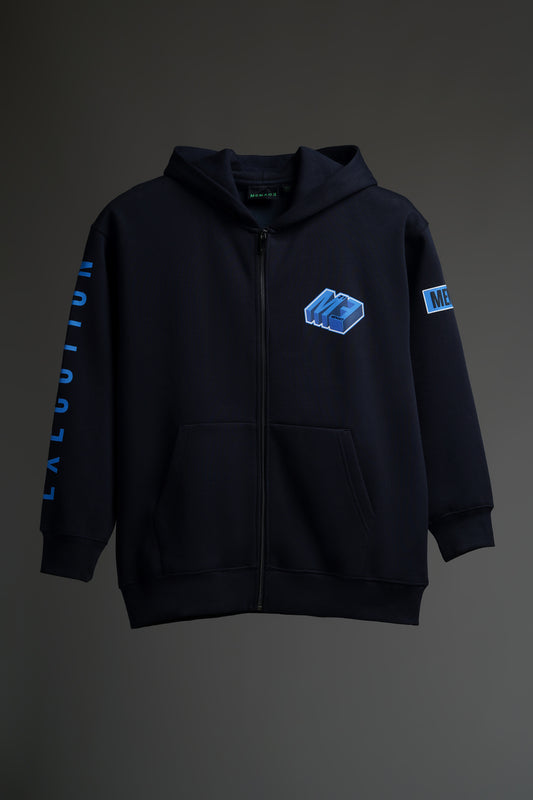 Signature Zipper "NAVY"