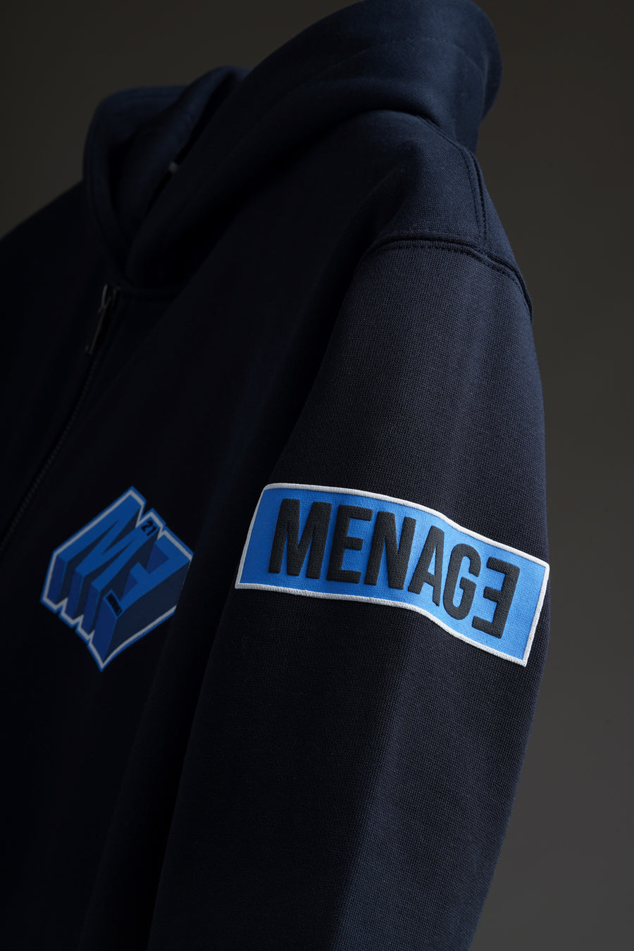 Signature Zipper "NAVY"