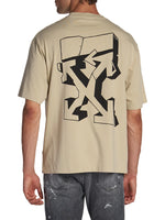 Off White SS22 Graffiti Arrow Skat Tee - Sands