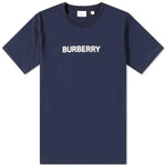 Burberry SS22 Harriston Logo Tee - Dark Charcoal Blue