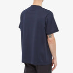 Burberry SS22 Harriston Logo Tee - Dark Charcoal Blue