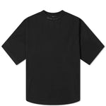 Palm Angels FW22 Mock Neck Tee - Glitter Black