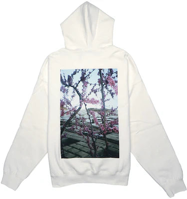 Essentials SS19 Floral Hoodie (White)