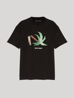 Palm Angels SS22 Broken Palm Tee - Black