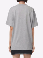 Burberry SS22 Check Pocket Tee - Grey