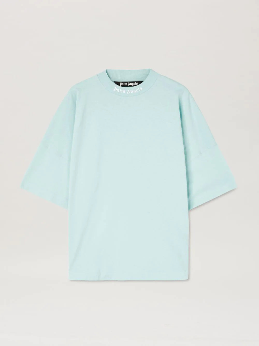 Palm Angels SS22 Mock Neck Tee - Fluo Green