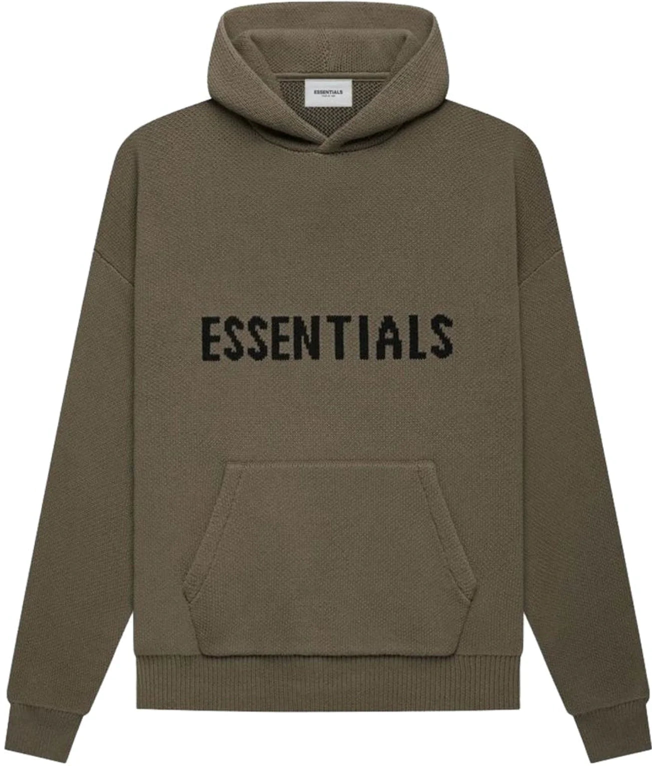 Essentials Knit Pullover Hoodie Harvest