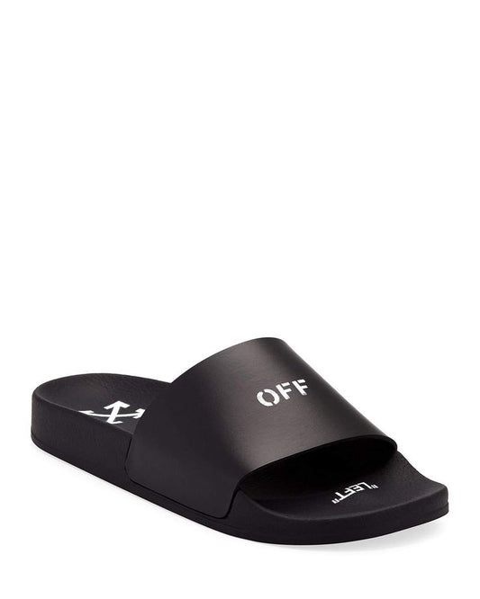 Off White Stamp Logo Slides