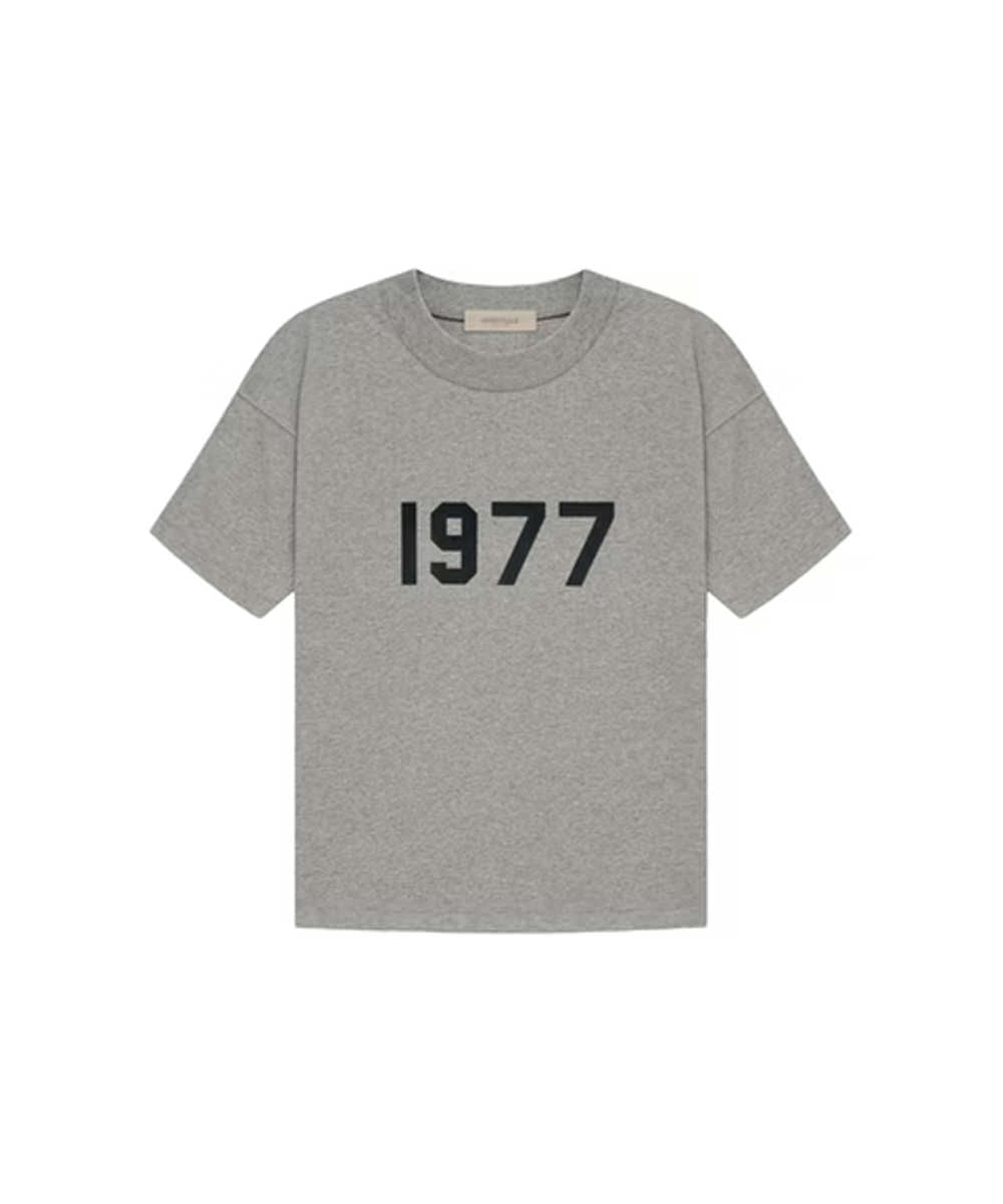 Essentials FW22 Dark Heather Oat Tee