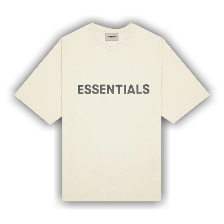 Essentials Front Logo Tee SS20 Cream