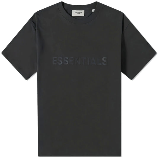 Essentials Front Logo Tee SS20 Weathered Black