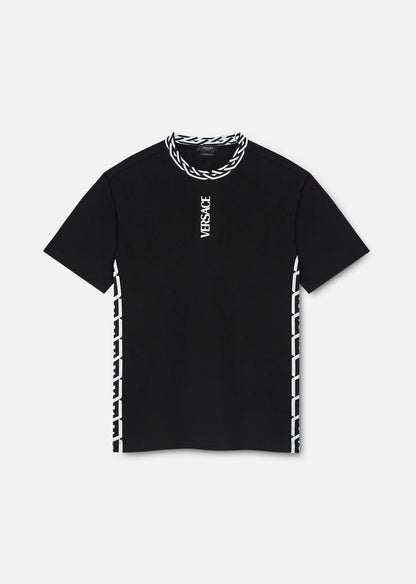 Versace SS22 La Greca Tee - Black