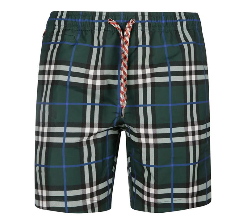 Burberry FW21 Green Check Swim Shorts