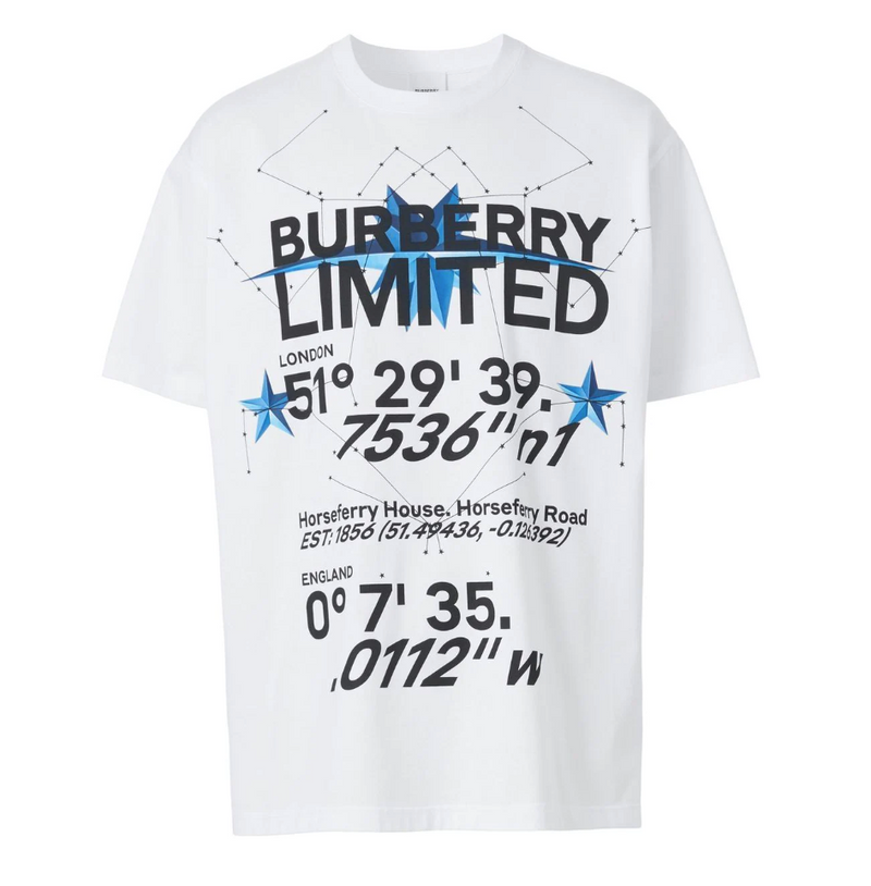 Burberry FW22 Constellations Print Tee