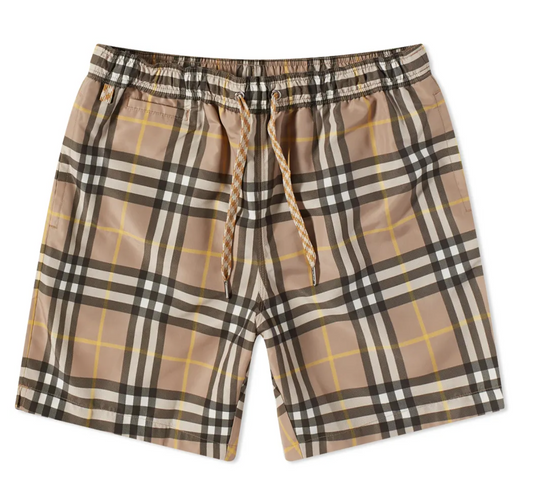 Burberry SS22 Martin Swim Shorts - Truffle