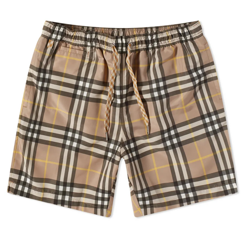 Burberry SS22 Martin Swim Shorts - Truffle